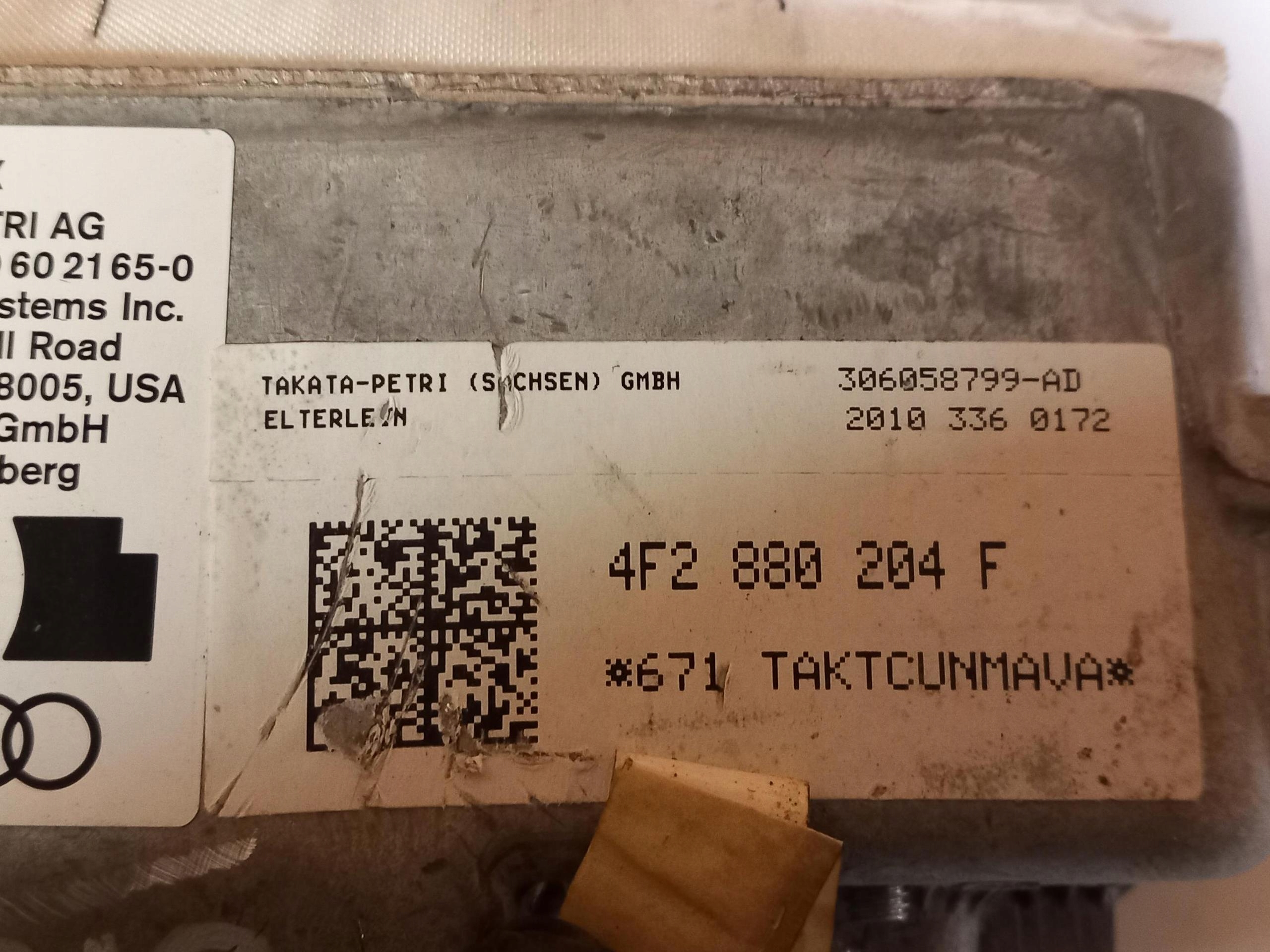 airbag passenger airbag AUDI A6 C6 4F2880204F 04-11