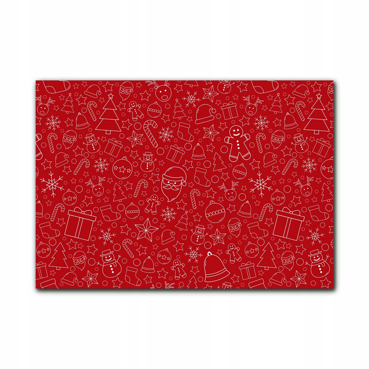 Akrylový obraz 100x70 cm Vánoční ozdoby Zima Dekorace