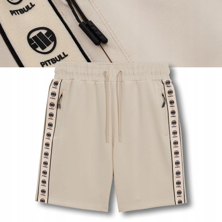 Pánské teplákové šortky Pitbull Sportovní Kraťasy Oldschool Powers
