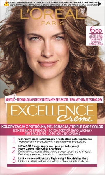 LOREAL EXCELLENCE FARBA 6.0 CIEMNY BLOND
