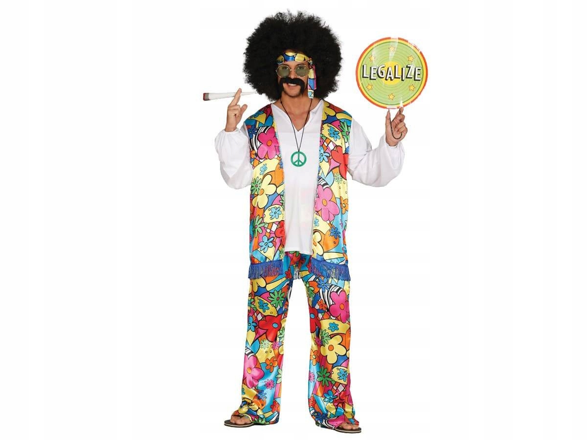 Kostým hippie Kostým hippie karneval L