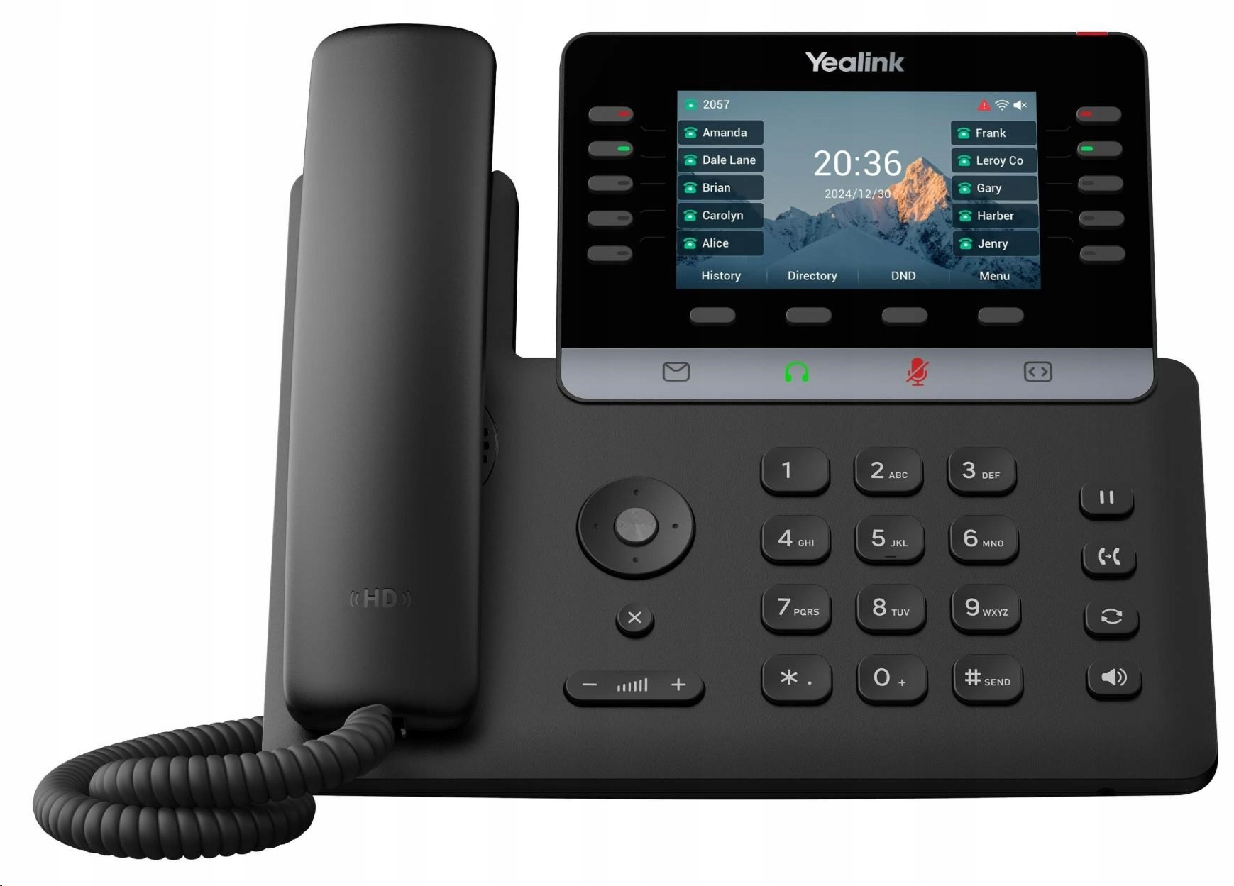 Yealink SIP-T74W Sip telefón, PoE, 4, 3", 16 Sip účtov, Bt, Wi-Fi SIP-T74W