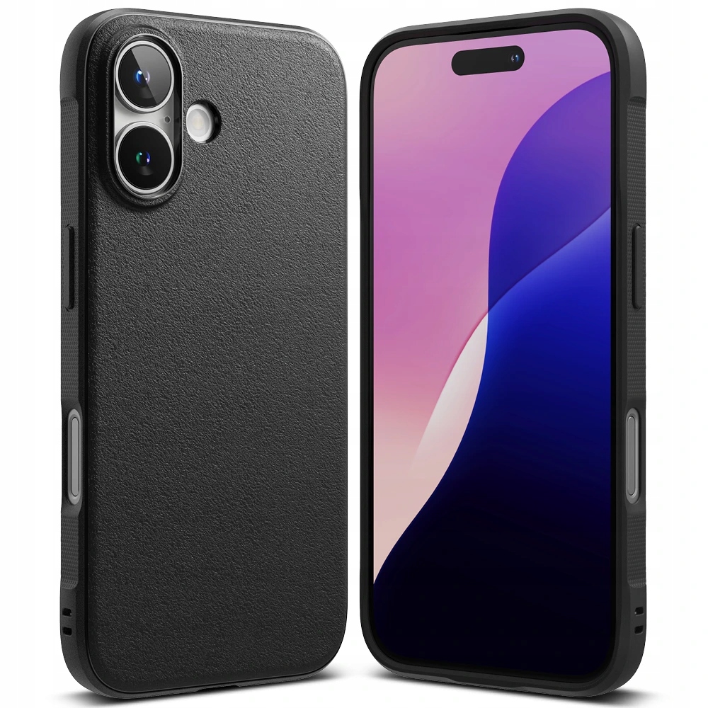 Etui Ringke Onyx do iPhone'a 16 Plus – czarne