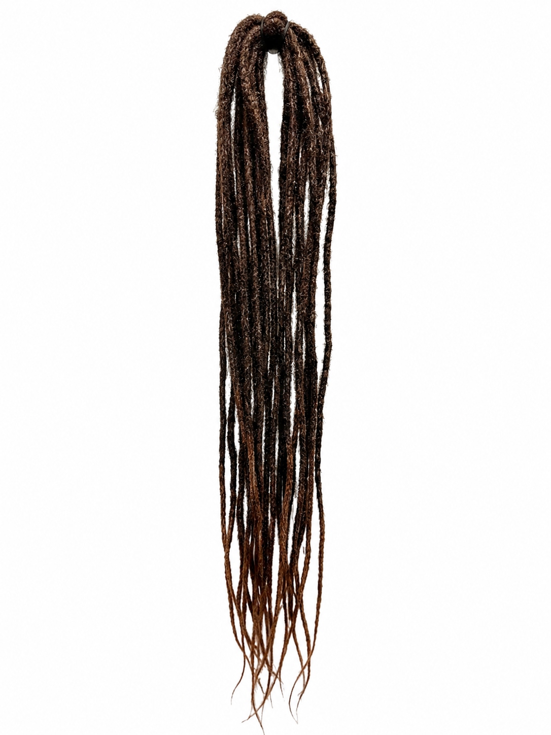 Dredy Hnědé 150 CM Syntetické Unisex Stylové Dlouhé Pásky Ve Stylu Rasta