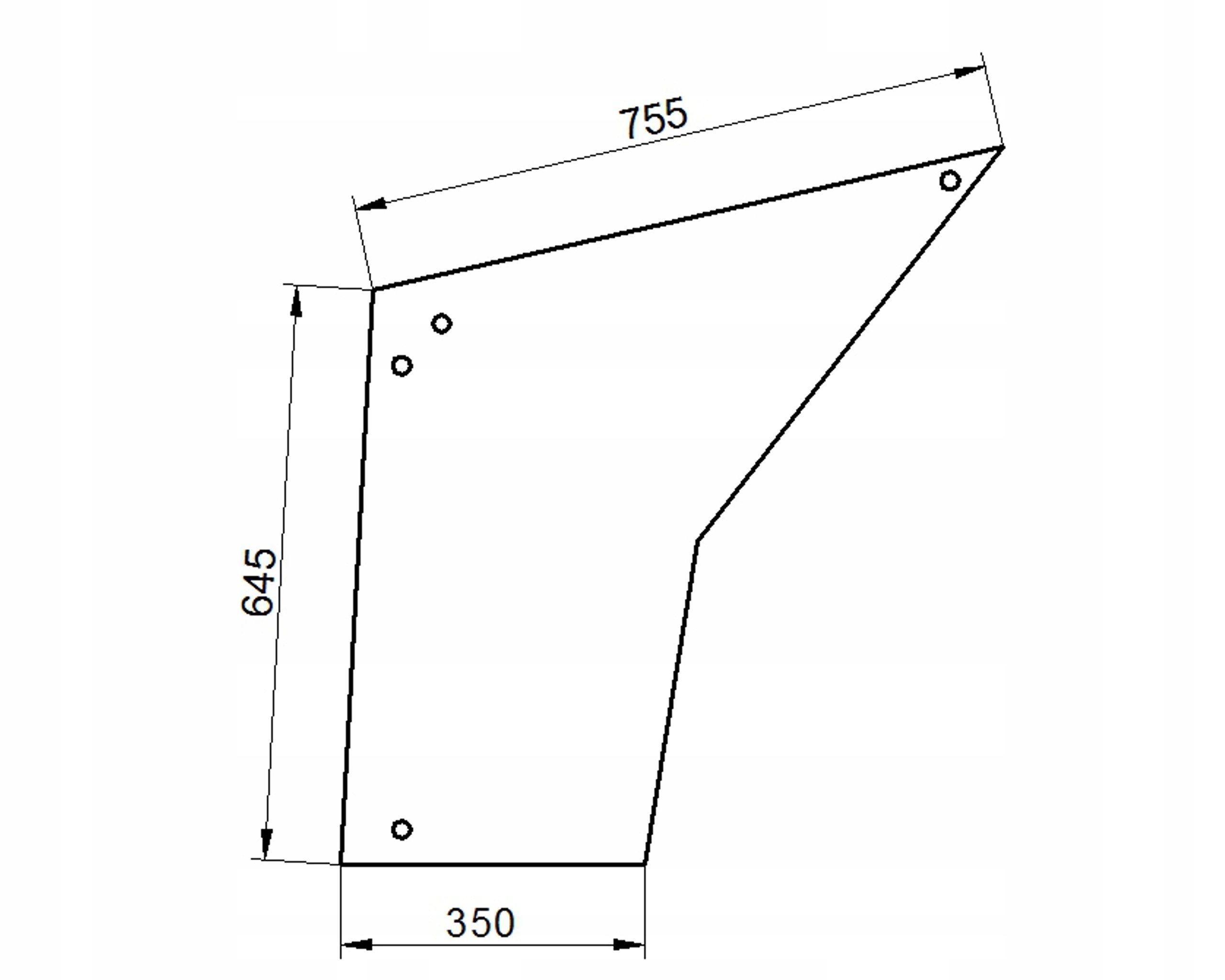 sklo Case kabina Combi Cab Silent spodní dveře