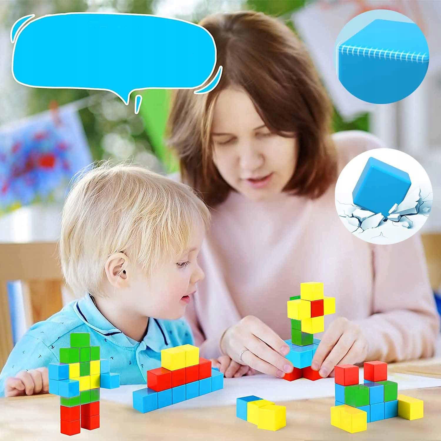 ZABAWKI MAGNETYCZNE DLA CHŁOPCÓW I DZIEWCZĄT, 24 SZT. KLOCKÓW MAGNETYCZNYCH Minimalny wiek dziecka 1