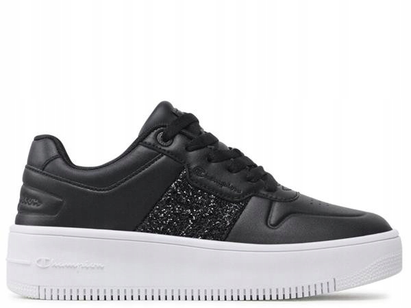 Dámské boty Champion S11519KK001 Rebound Platform Sparkle Černé 41