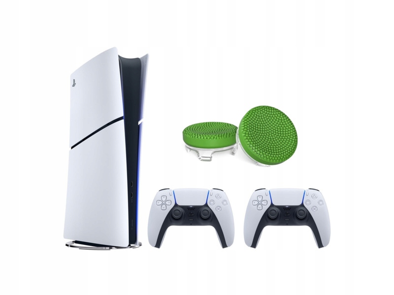 Konsola Sony PlayStation 5 Digital Slim+2 kontrolery+Nakładki