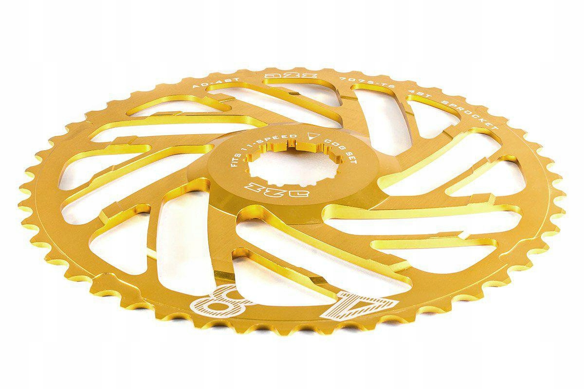 Ozubení A2Z pro zvětšení 11 rychlostní kazety zlaté 46T