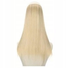 Vlasy Flip-in Vlasec Bez Spon 55 CM Jako Přírodní blond pramínky 24/613