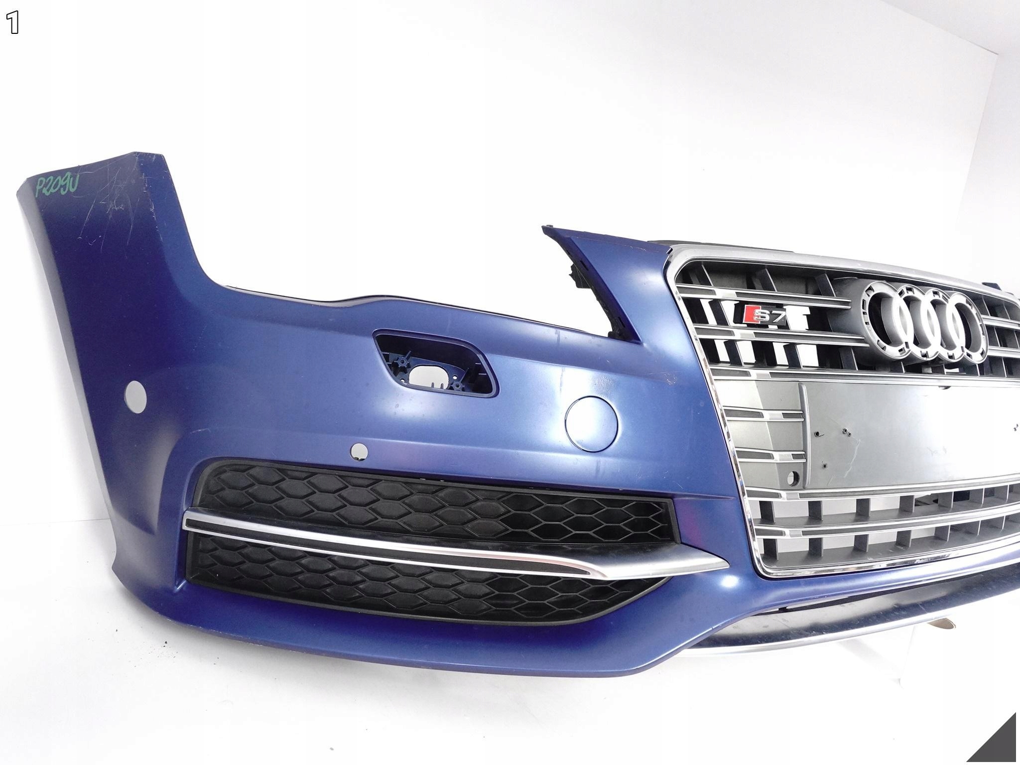 AUDI S7 4G8 C7 10-14 bumper + grill / grille + KRATKI + SPOILER front