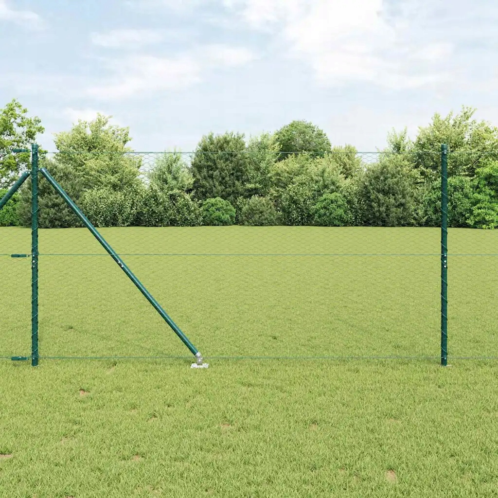 Plot s příspěvky Zelená 1.4 x 25 m Ocel potažená Pvc Zelená 3353103