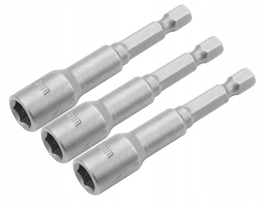 

Tolsen Nasadki magnetyczne 19mm 65mm 3szt.
