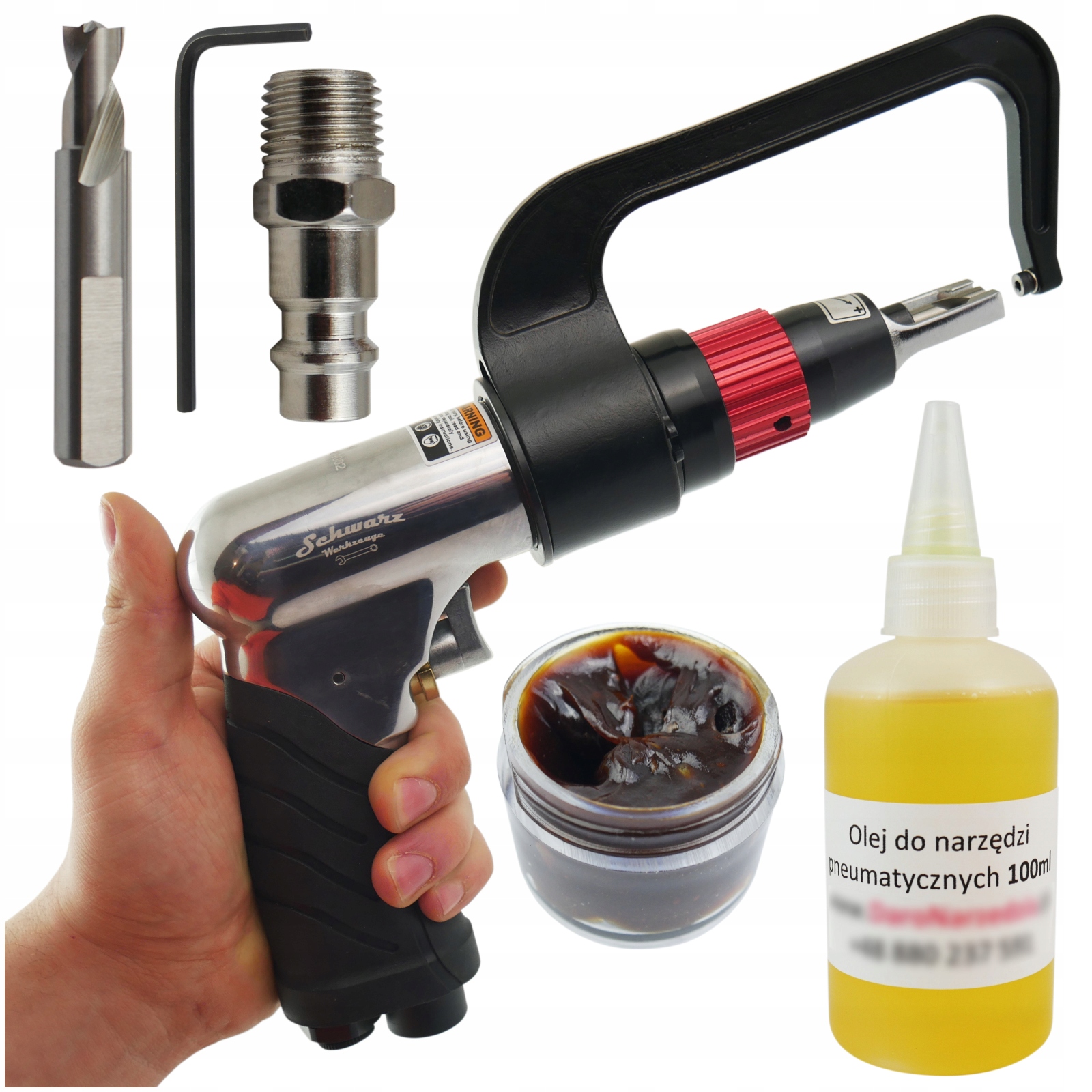 Frézovací výstružník pro svařování 6,5 mm 8 mm Chladicí pasta Výstružník