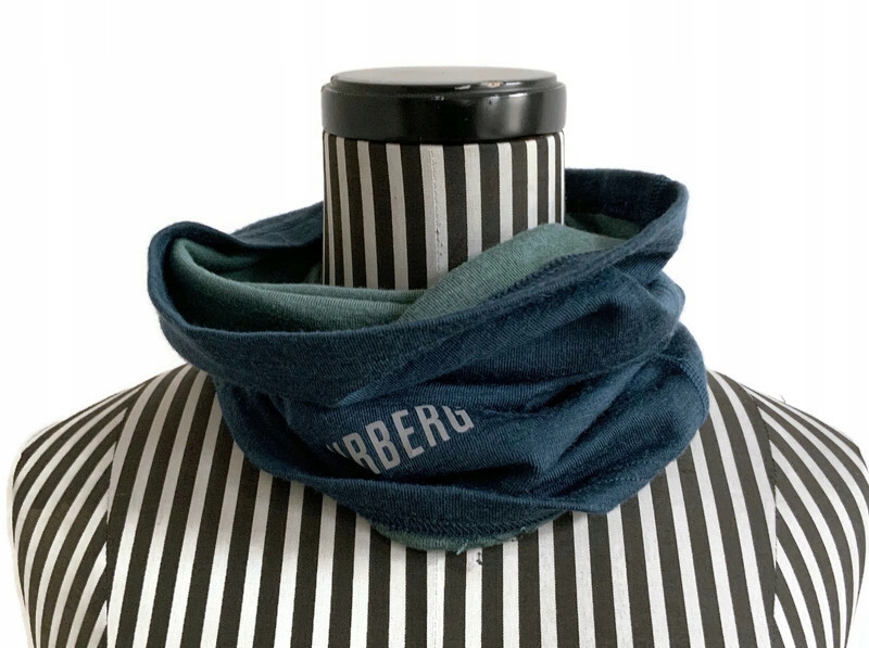 URBERG SCANDINAVIEN SWEDEN komin buff 100% merino wool wełna dwuwarstwowy