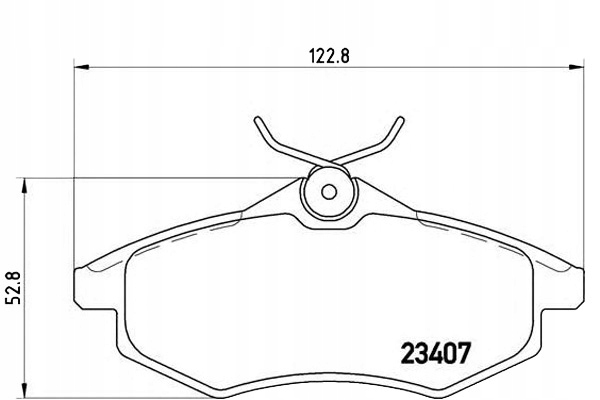 Brembo Brzdové Destičky Citroen C3 1.1-1.4HDI 02-