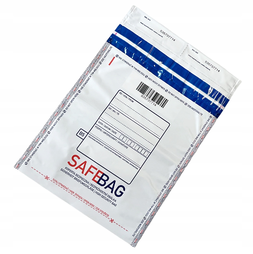 KOPERTA BEZPIECZNA BIAŁA SAFEBAG 16x24,5 K70 25szt EAN (GTIN) 8393609275187
