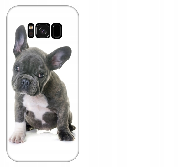 

Etui pokrowiec Samsung Galaxy S8 Pies buldog franc