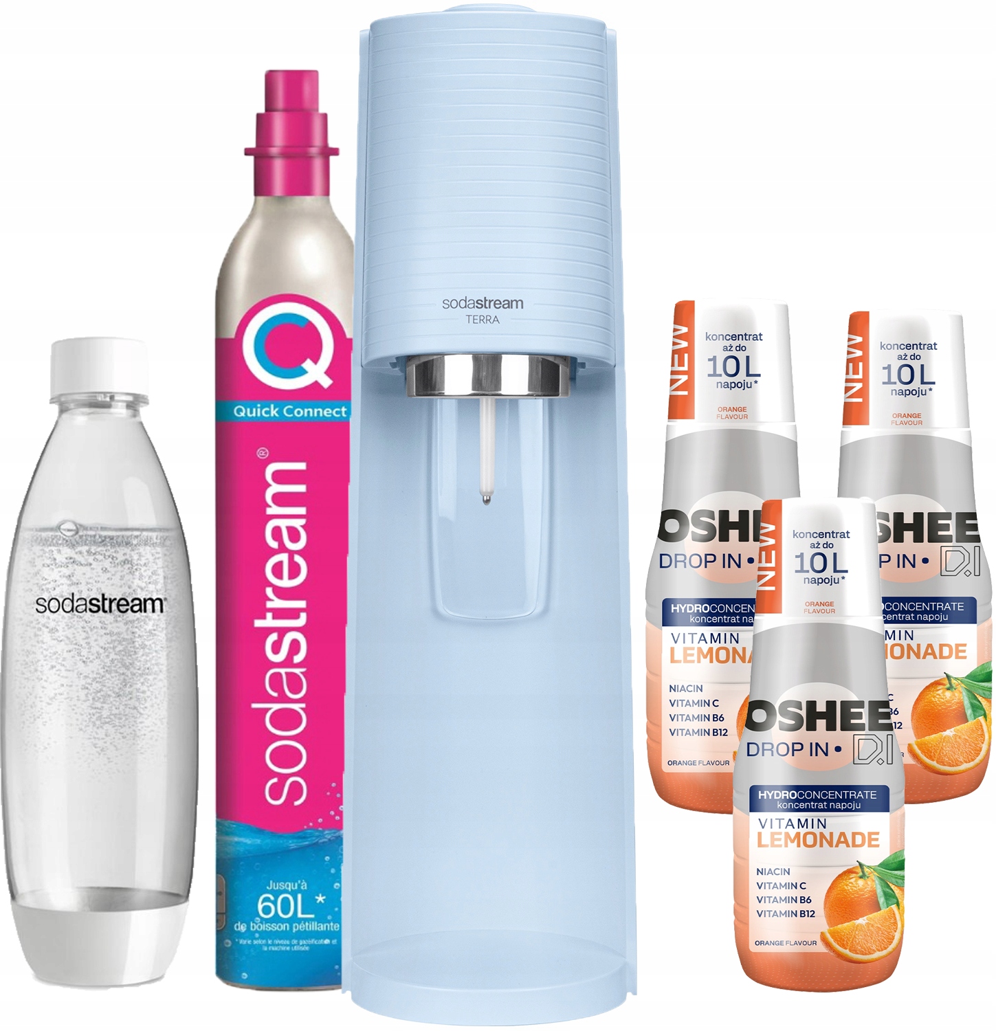 Saturator SodaStream Terra nabój Co2 butelka 1L Limitowana Edycja