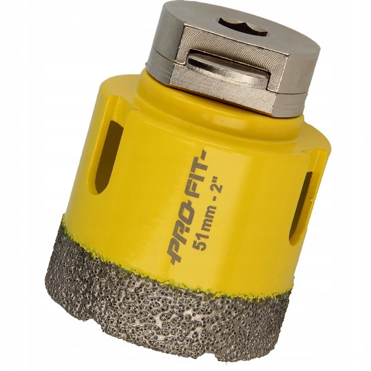 PRO-FIT Otwornica DIAMENTOWA D51 mm S10HEX kamień
