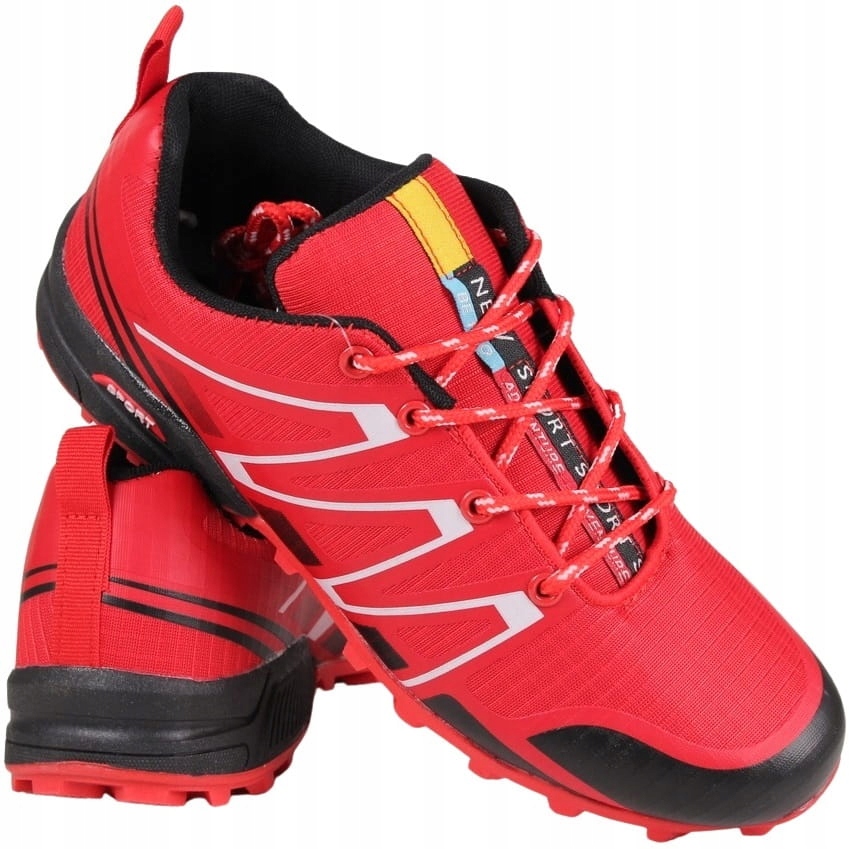 Pánské Sportovní Polobotky, Pohodlné Šněrovací Boty, Červené, Bestseller