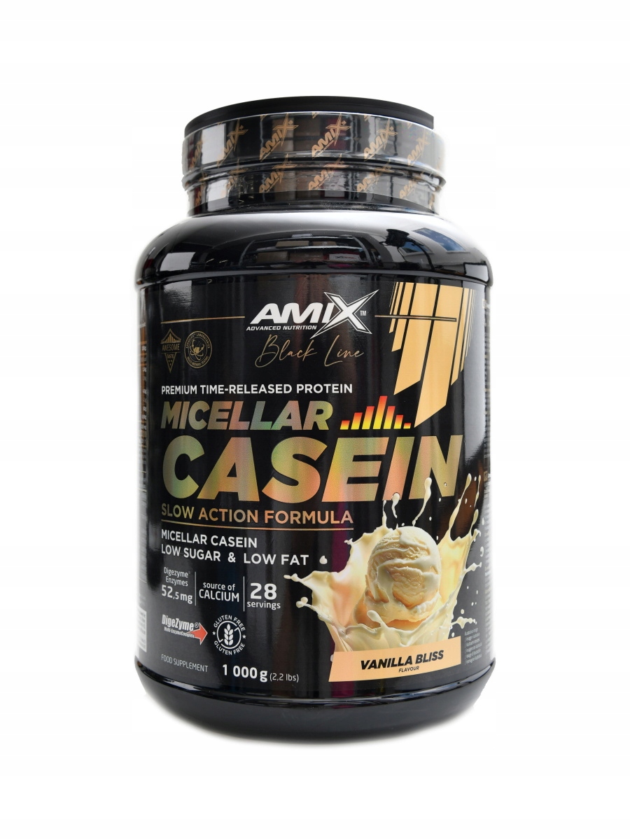 Amix Black line Micellar casein 1000 g vanilla bliss