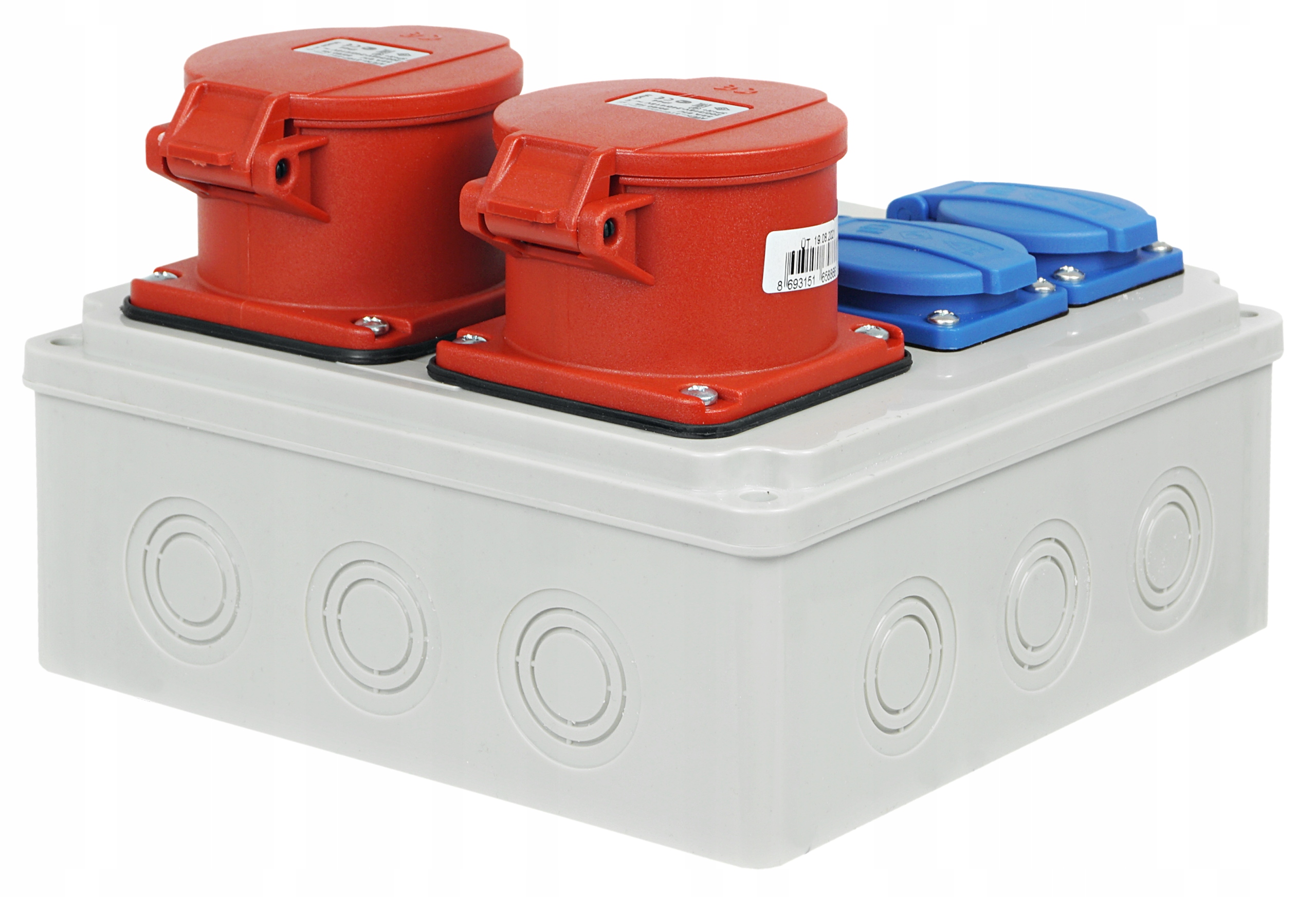 ROZDZIELNICA ROZDZIELNIA BUDOWLANA 2X32/5 4x230V Napięcie pracy 230 V