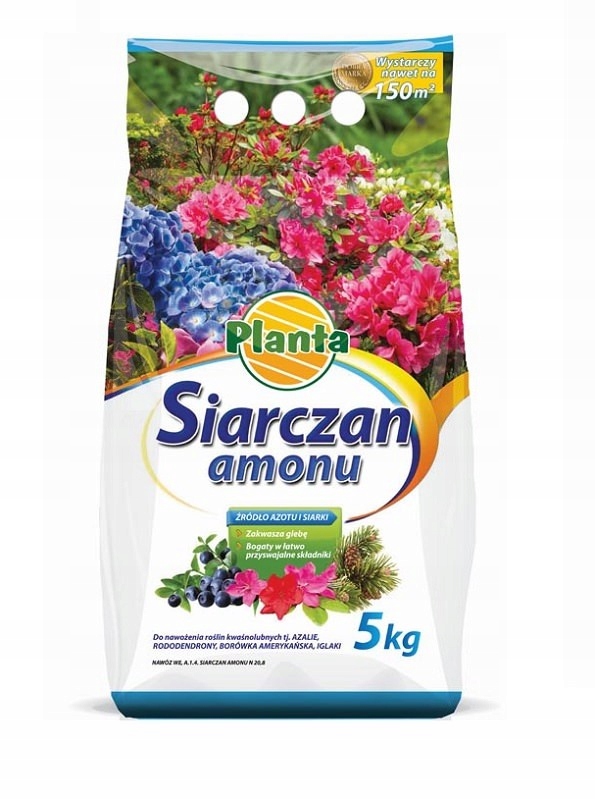 

Siarczan amonu 5 kg nawóz zakwaszający Planta