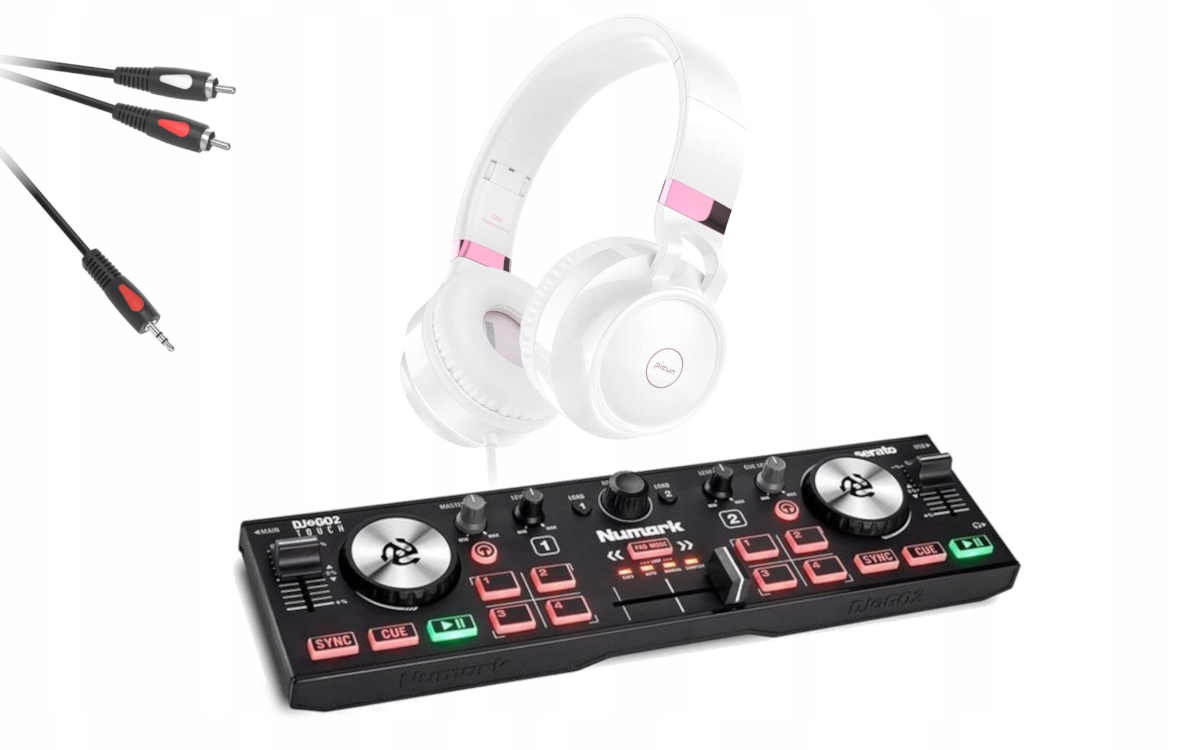Контролер dla DJ-a Numark DJ2GO2 + słuchawki
