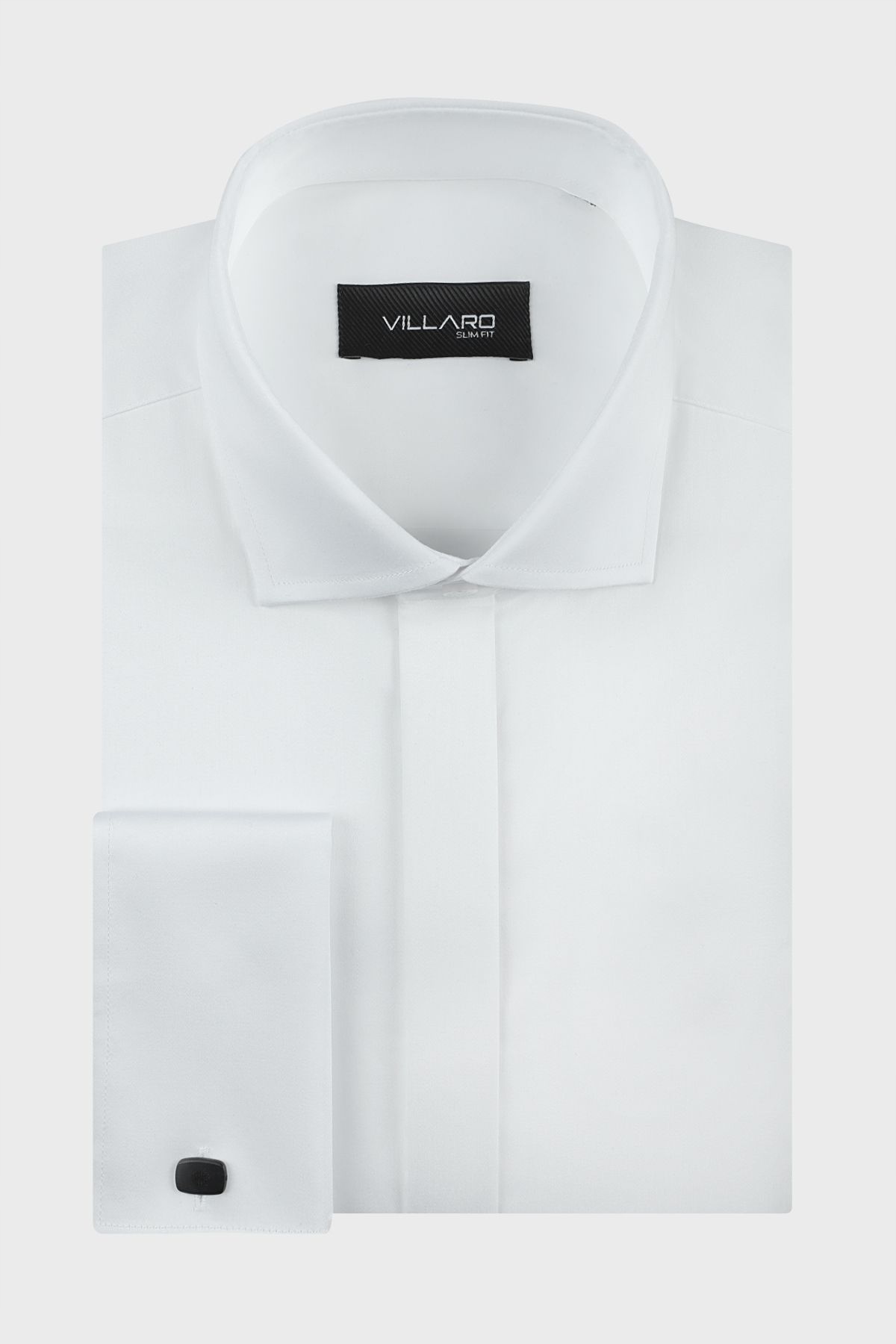 Bílá pánská návštěvnická košile Slim Fit 38-176/182