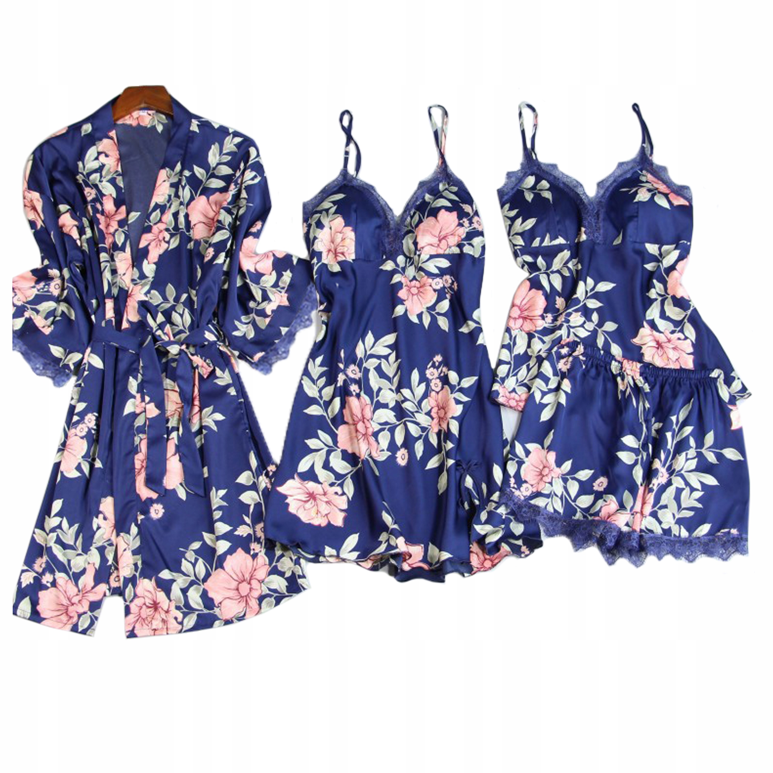 

Piżama szlafrok koszulka top szorty nie prześwituj