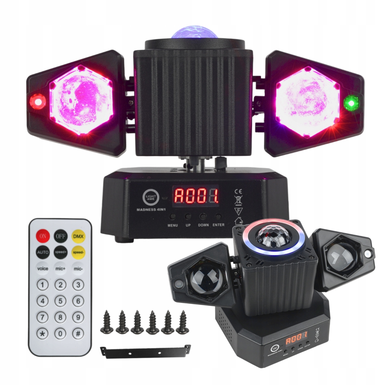 Światła Dyskotekowe Kolorofon Led Rgbw Beam Laser R/g Disco Kula DMX