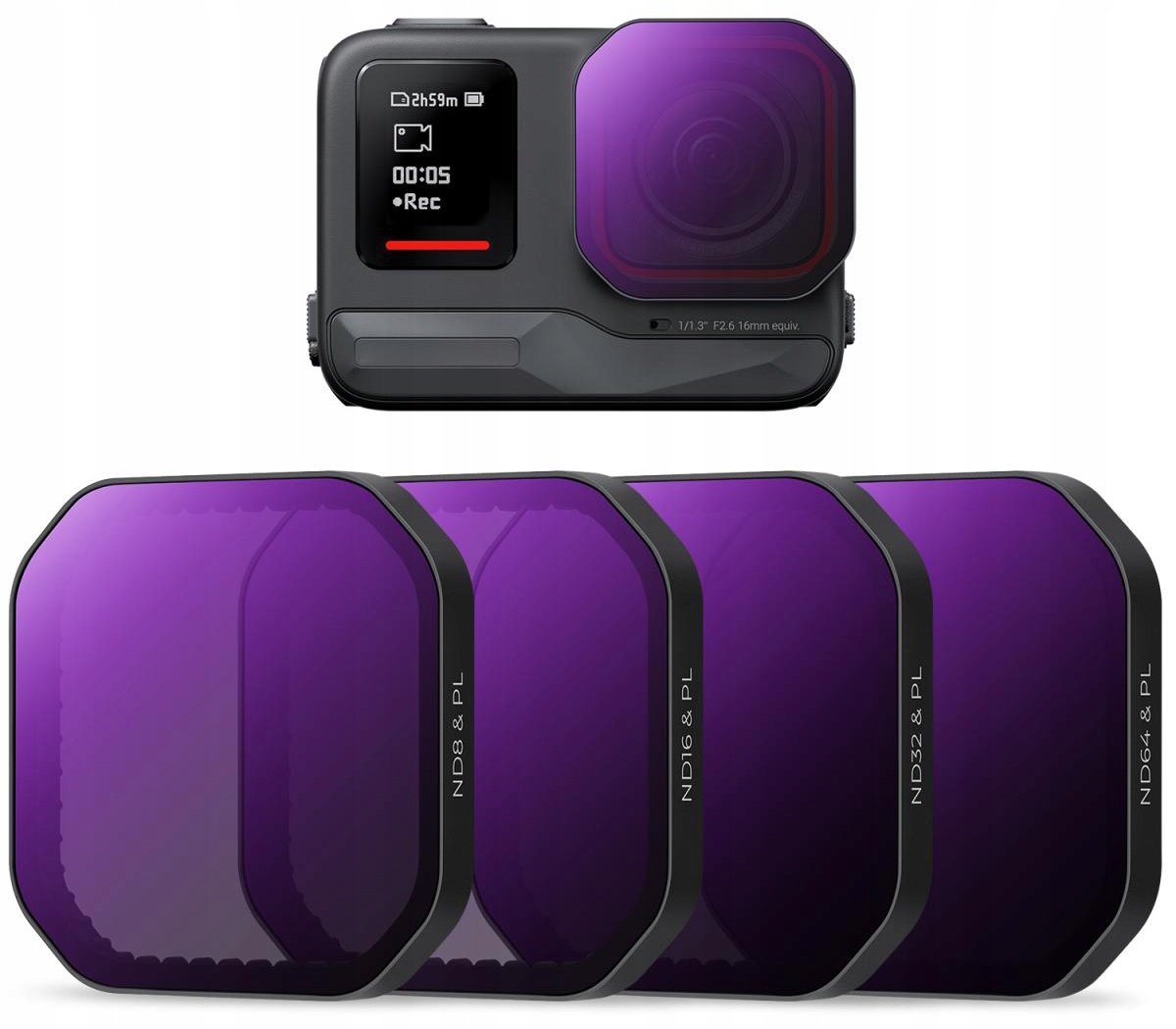 Sada filtrů Cpl Nd Hybridní 2v1 pro Insta360 Ace Pro 2 K&f Concept Pro