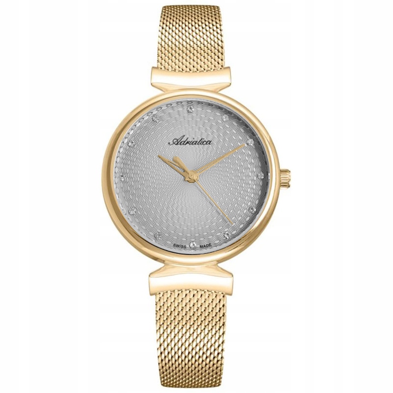 Dámské hodinky Adriatica A3748.1147Q Zirkony zlaté