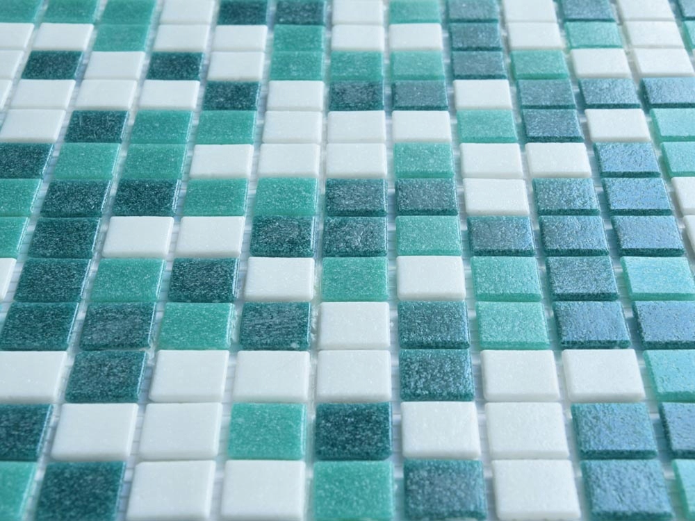 Aquanta - Szklana mozaika basenowa MIX RCMW016 Wykończenie półmatowe