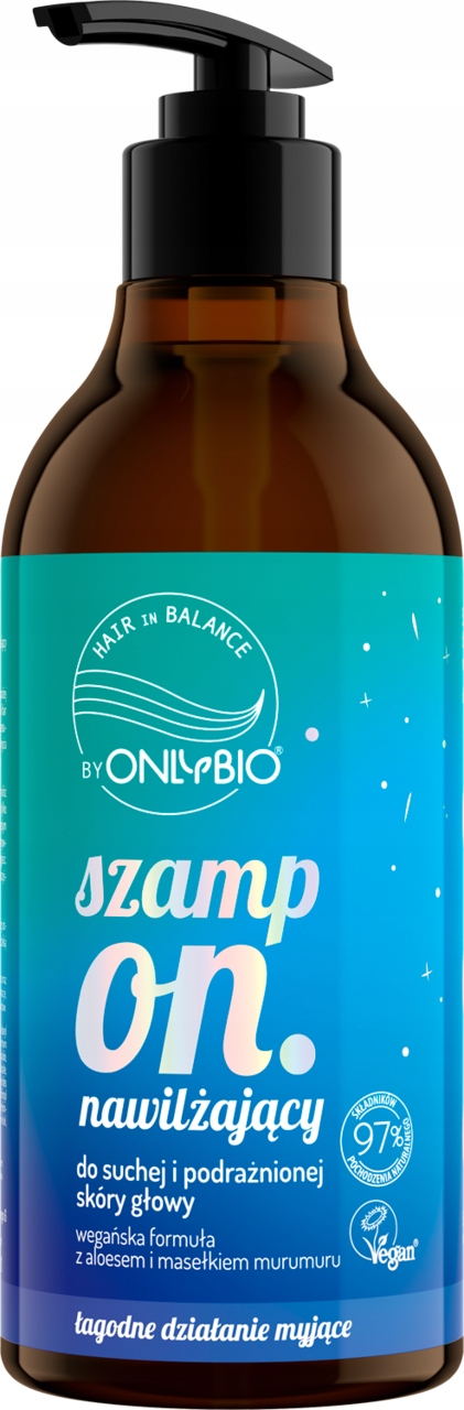 Onlybio Hair In Balance Šampon Na Vlasy Hydratační 400 ML