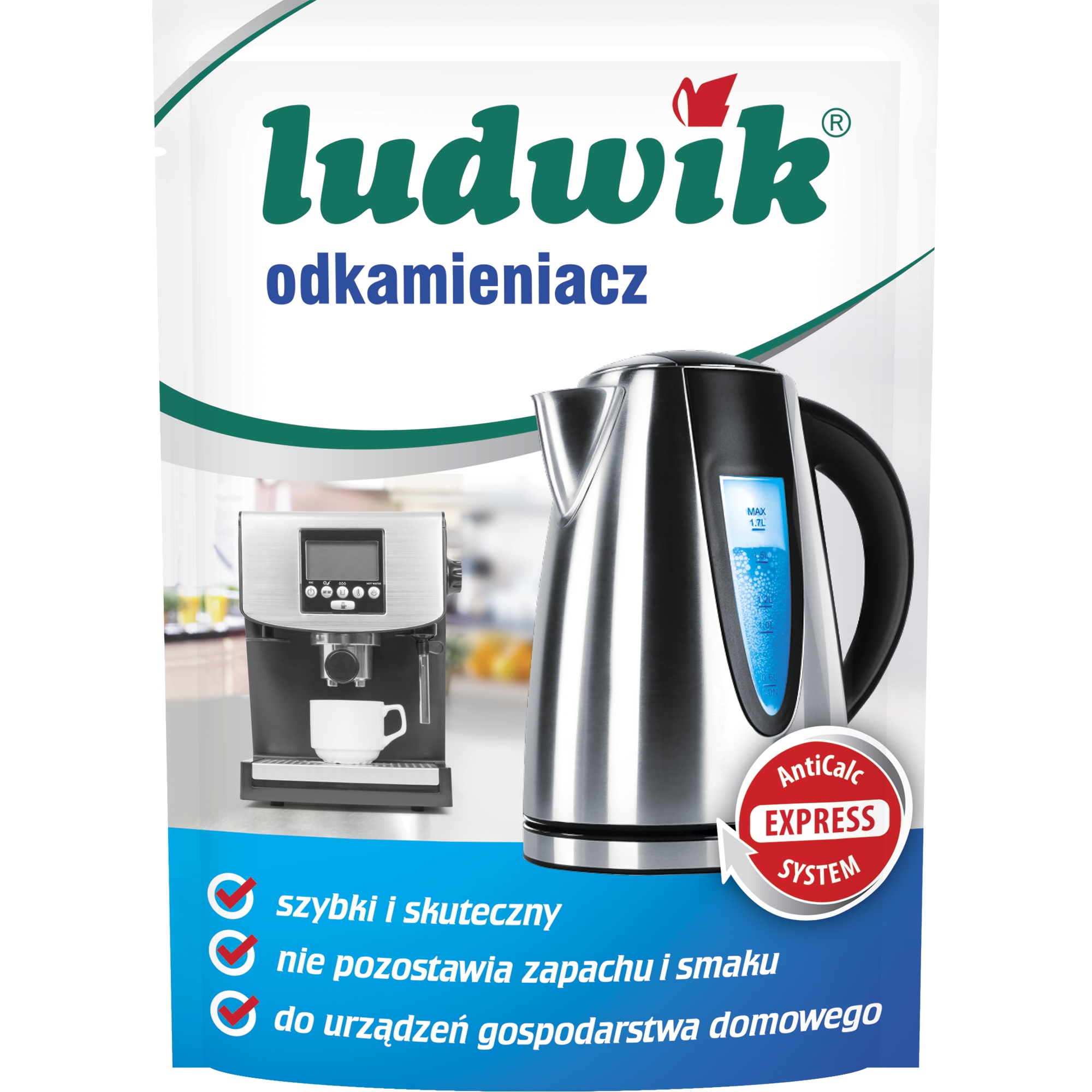 

Ludwik odkamieniacz w proszku 20g saszetka Szybki