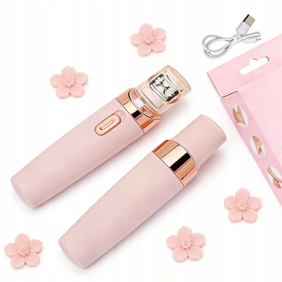 Epilator Do Twarzy Ciała Bezpieczny Dla Wrażliwej Skóry Antybakteryjny Usb