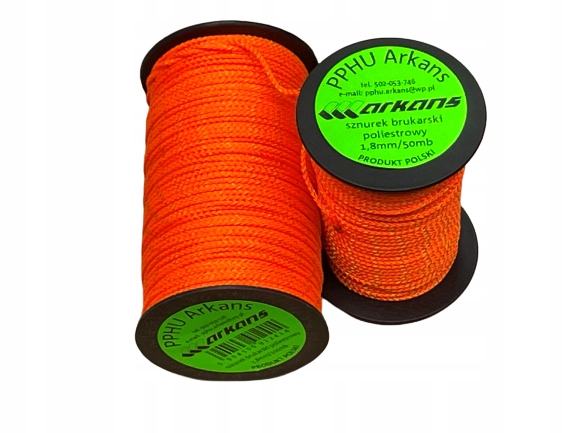 

sznurek brukarski murarski pes 1,8mm/50m kolor
