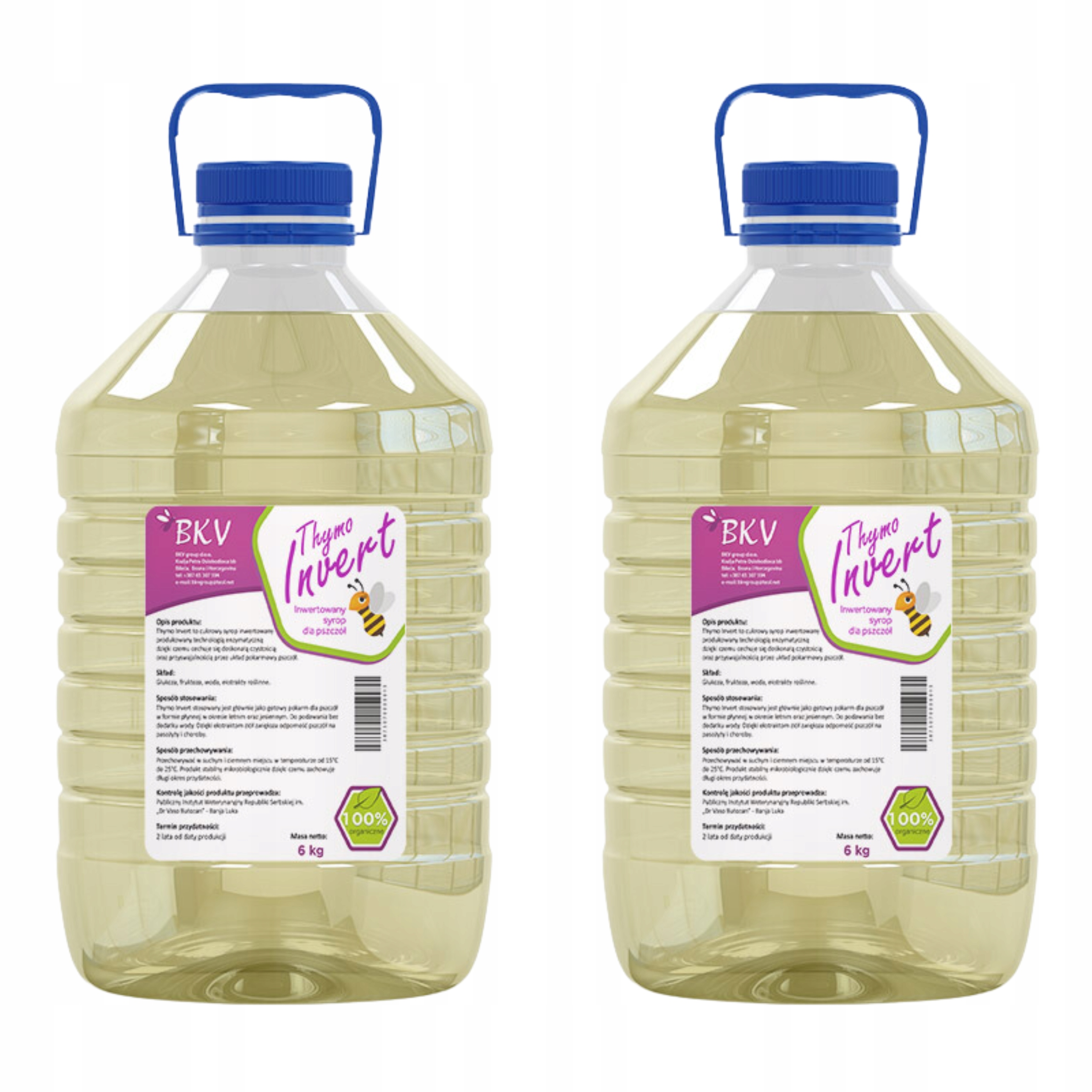 Sirupové krmivo pro včely s tymolem 6 kg x 2 Bkv