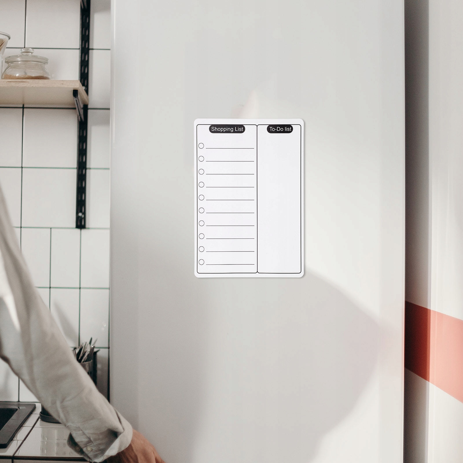 PLANER NA LODÓWKĘ MAGNETYCZNĄ, KASOWALNA KARTKA SAMOPRZYLEPNA Szerokość produktu 14.8 cm