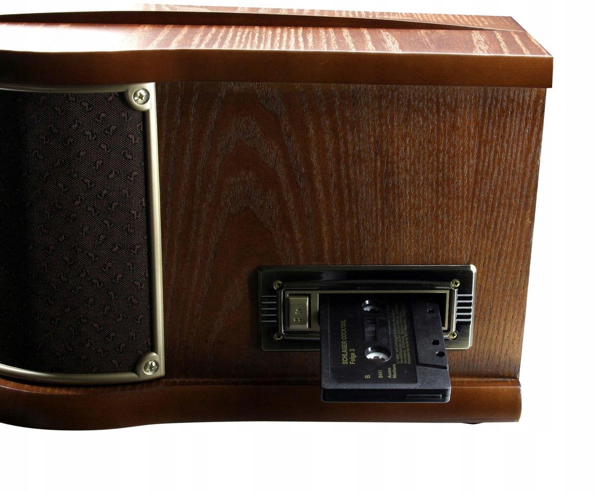 Gramofon Soundmaster NR540 brązowy Kolor brązowy