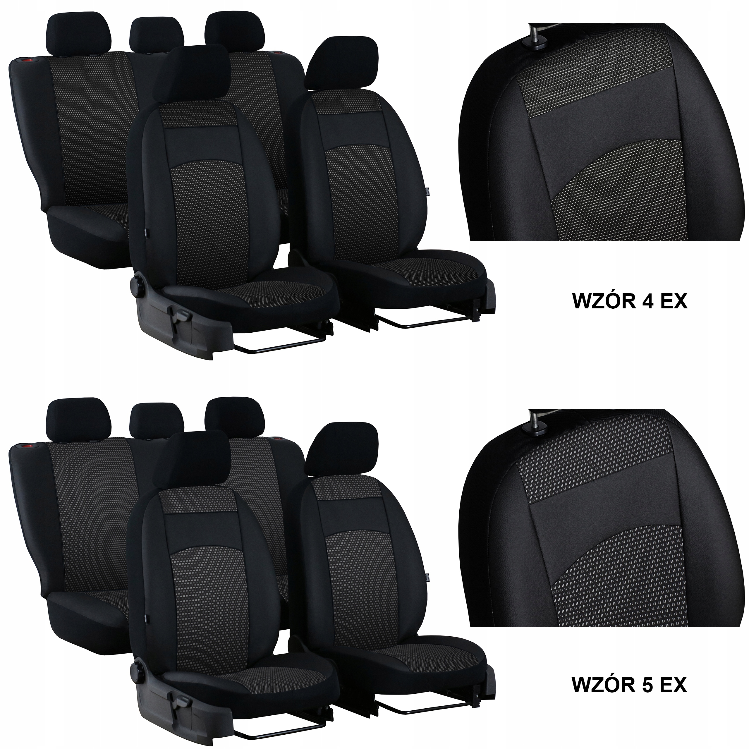 POKROWCE MIAROWE NA FOTELE DO HONDA CIVIC 9 SEDAN EAN (GTIN) 5902453001908