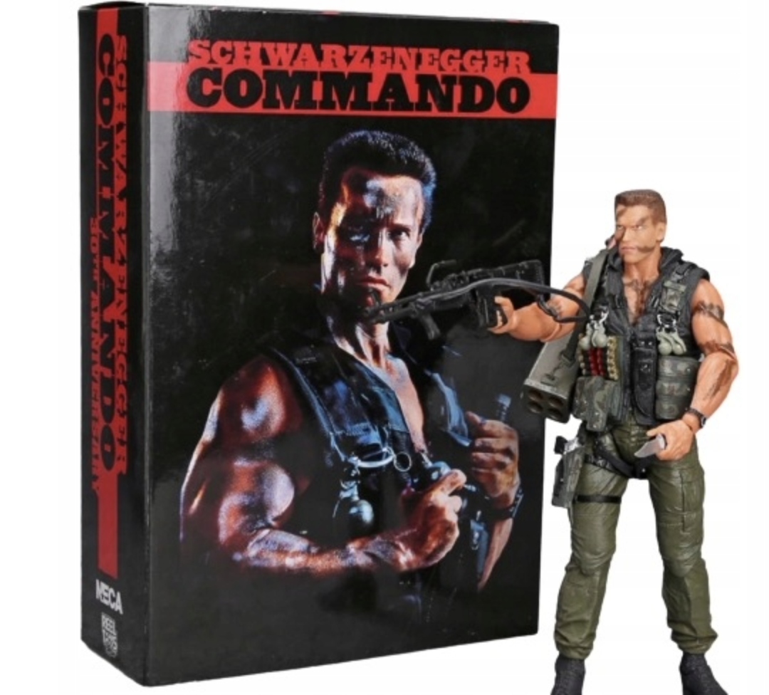 Pohyblivá figurka 19 Cm Commando John Matrix Arnold Schwarzenegger akcesoria