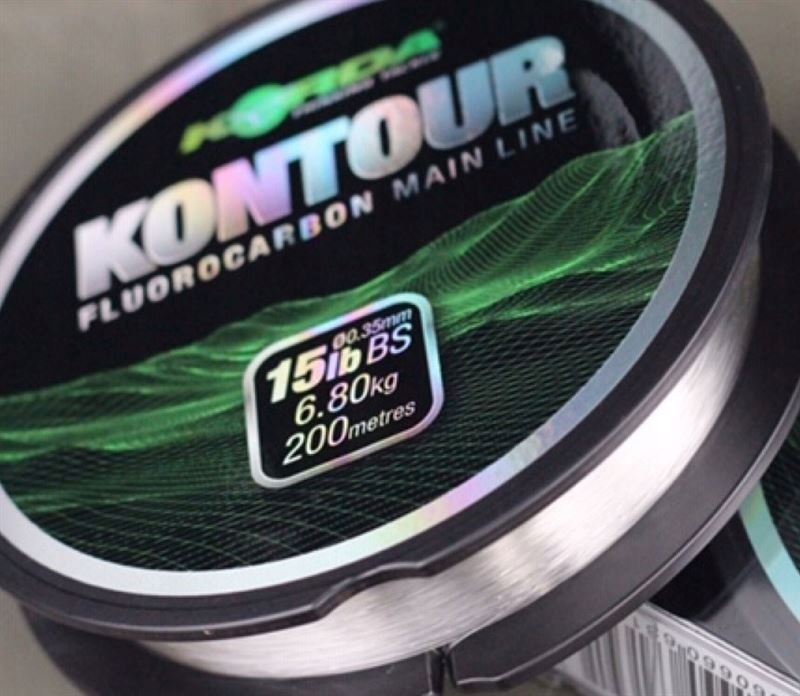 Korda Kontour Fluorocarbon 15 Lb 200 m vlasec