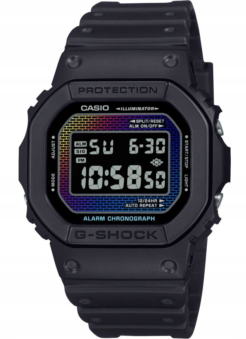 Casio G-Shock Rainbow Brick Wall Series DW-5600RW-1ER