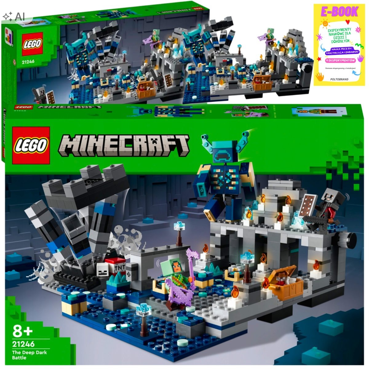 Lego Klocki Minecraft Bitwa Mrocznej Głębi Dla Chłopca Ebook