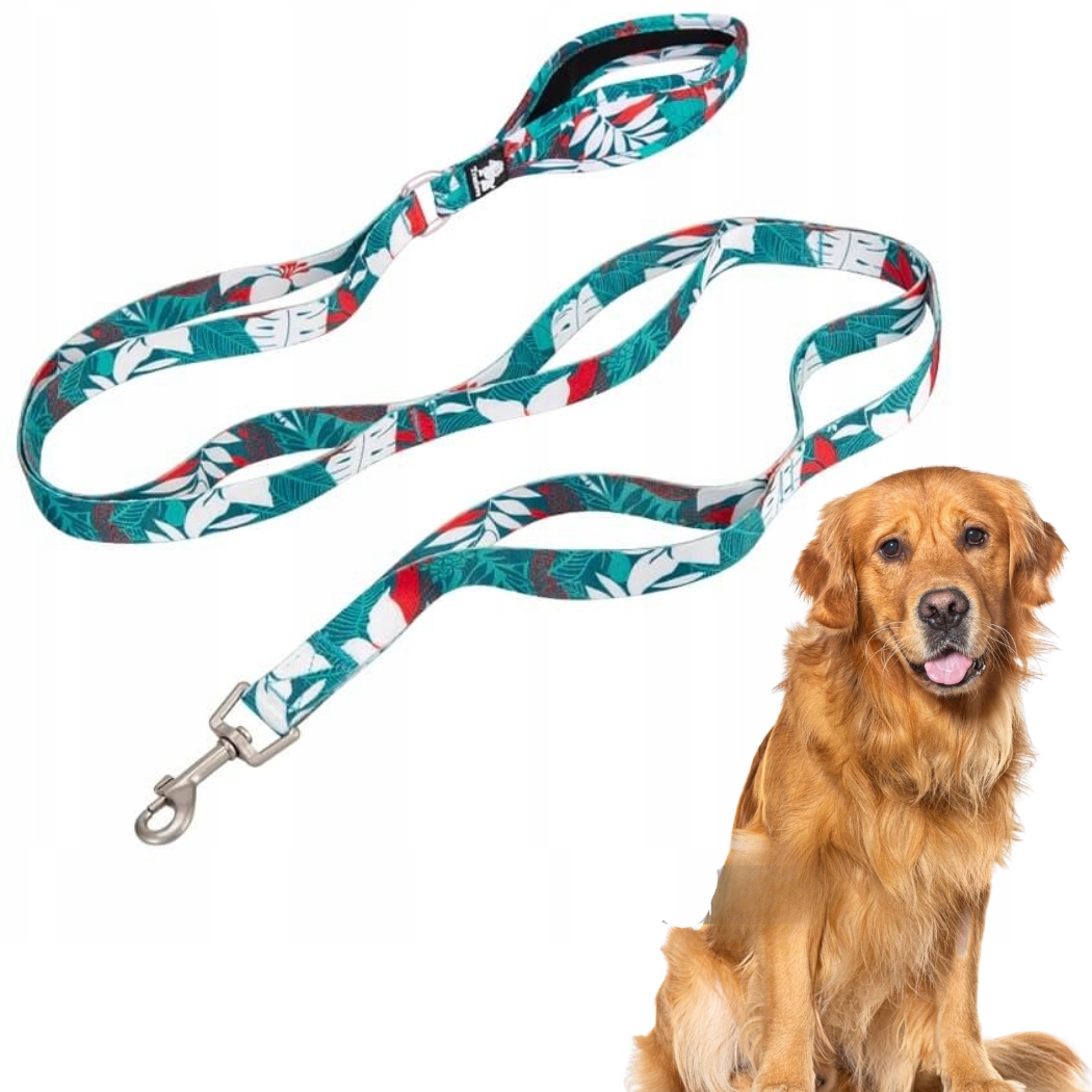 Levně Vodítko Pro Psa Truelove Tropical Tyrkysově Červená 1,4 M, Velikost L