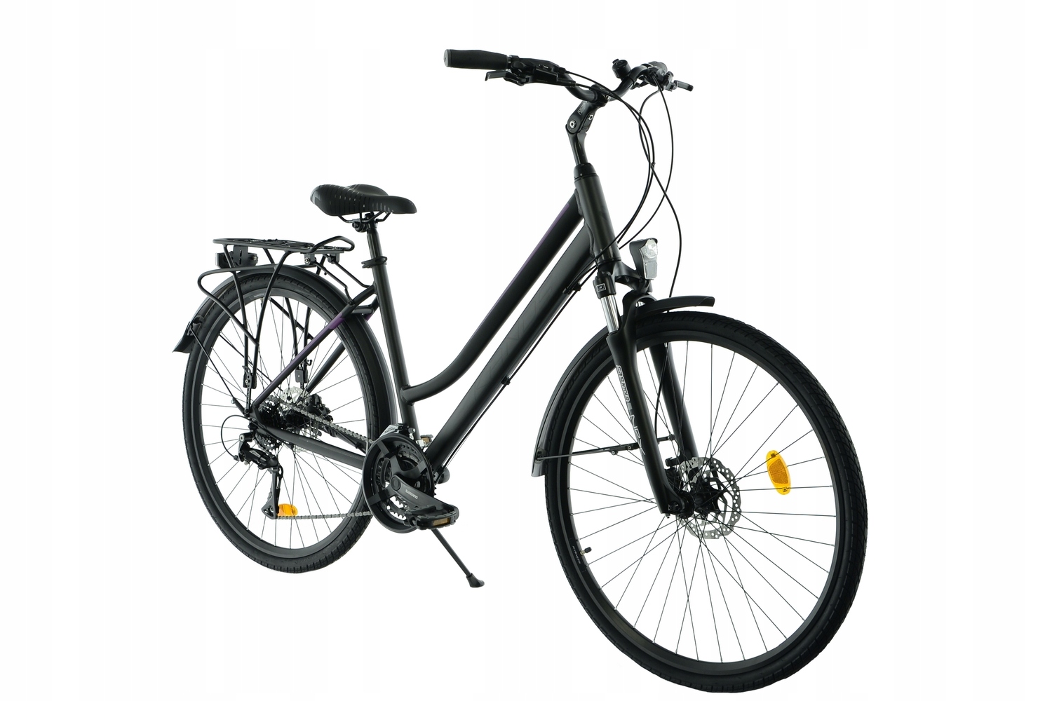 Rower Trekkingowy Kands 28 Verso V1 r17' graf-fiole SHIMANO HYDRAULIKA r25D