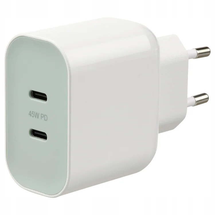 Ikea ładowarka 2 porty Usb 45 W Sjoss z funkcją szybkiego ładowania